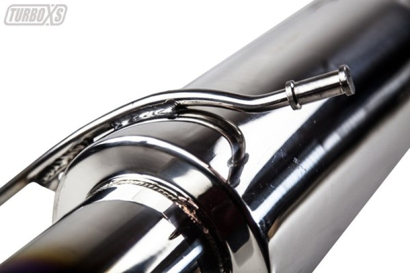 Turbo XS 2002-2007 WRX-STi Rear Muffler Assembly with Titanium Tip - photo 4