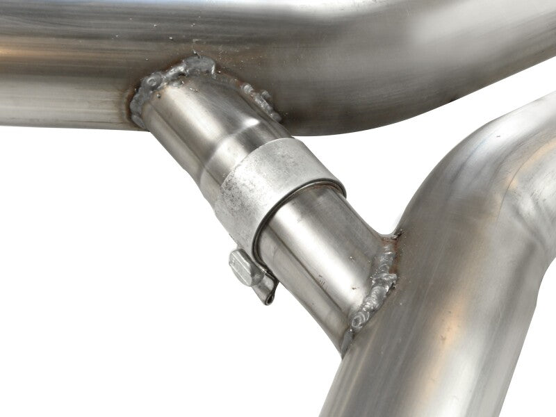 aFe MACH Force-Xp Cat-Back Exhaust 3in Stainless Steel with Polished Tips 2011-2014 Ford Mustang GT V8 5.0L - photo 4