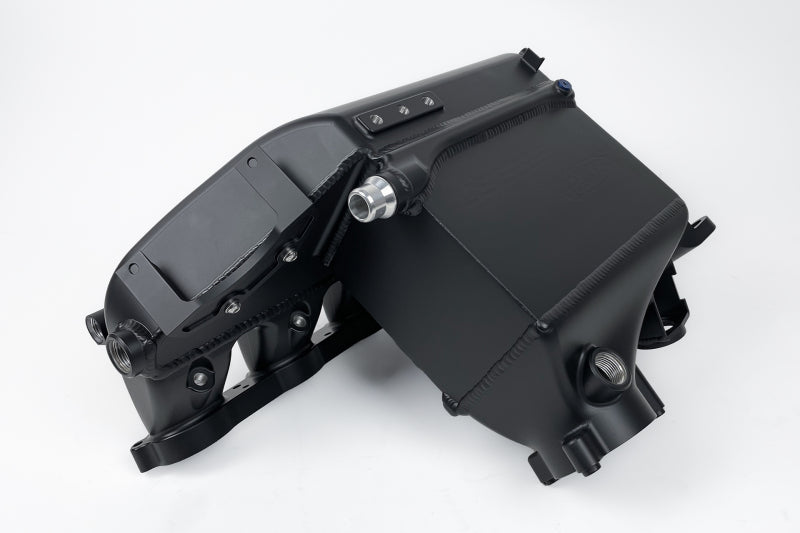 CSF charge-air cooler manifold, thermal dispersion finish