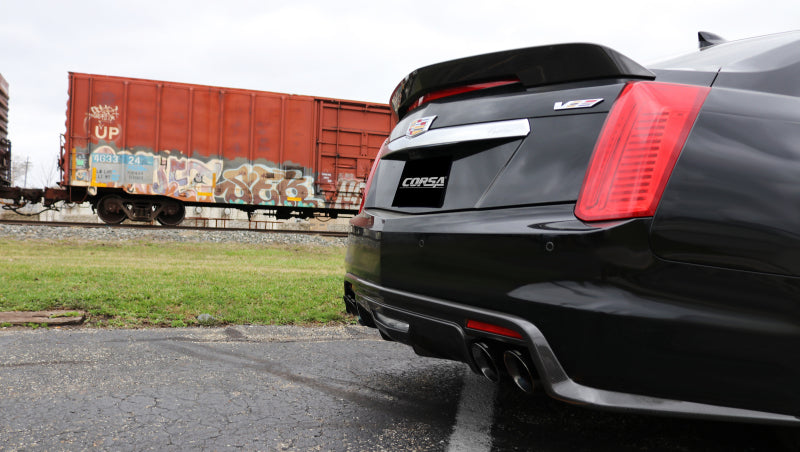 CORSA Performance 2016-2019 Cadillac CTS V 6.2L V8 2.75in Polished Xtreme Axle-Back Exhaust - photo 2