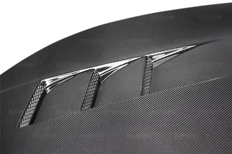 Seibon 2016-2018 Honda Civic Coupe/Sedan/Hatchback TS-Style Carbon Fiber Hood - photo 4