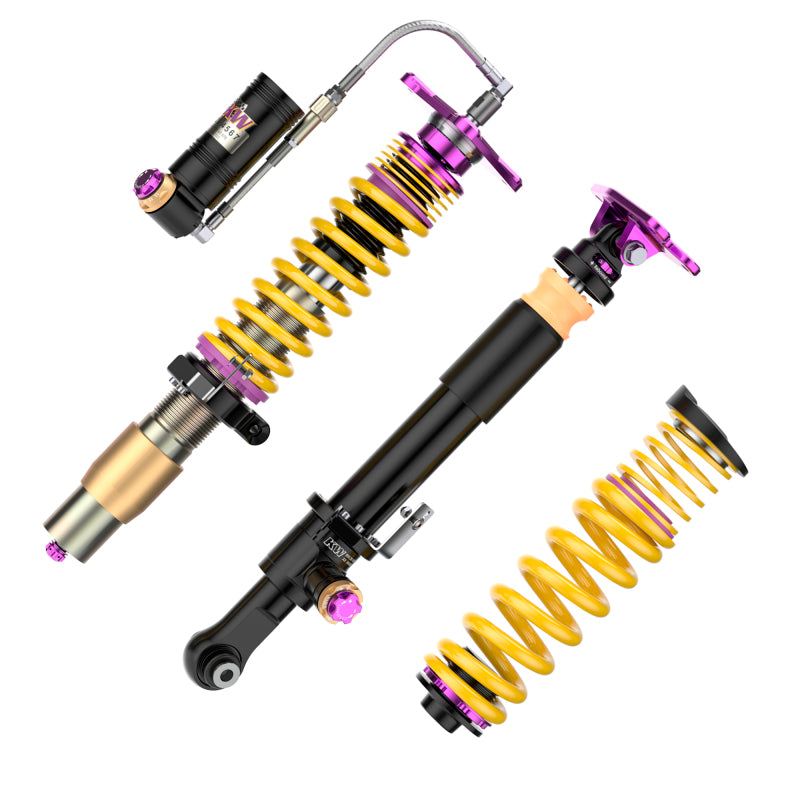 KW Clubsport V4 3-Way Coilover Kit for BMW M3 (G80) Sedan 2WD / M4 (G82) Coupe 2WD (Incl. Comp) (397202EB)