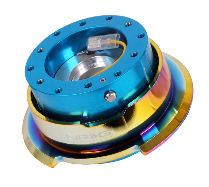 NRG Quick Release Gen 2.8 - New Blue Body / Neochrome Ring (SRK-280NB-MC)