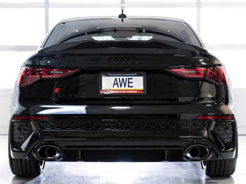 AWE Tuning Audi 2022-2023 8Y RS3 Cat-Back Track Edition Exhaust System - No Tips - photo 6