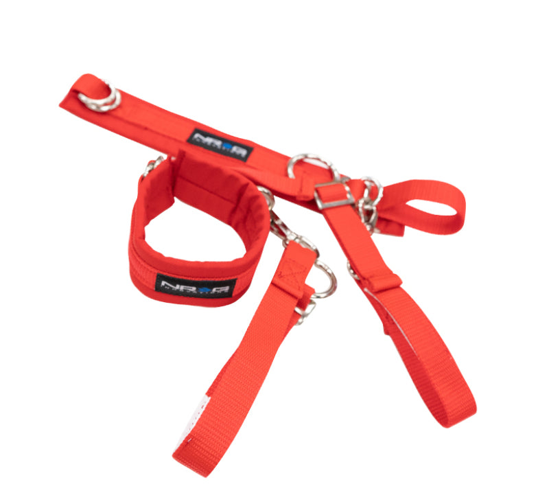 NRG SFI 3.3 Arm Restraints One Pair - Red (SBH-AR01RD)