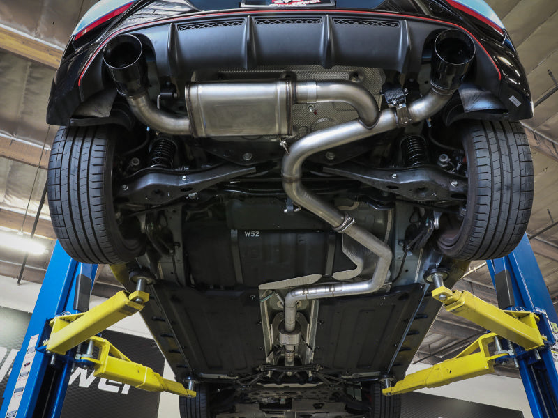 aFe 2021-2022 Hyundai Veloster N L4-2.0L Takeda 3in 304 Stainless Steel Axle-Back Exhaust System with Black Tip - photo 6