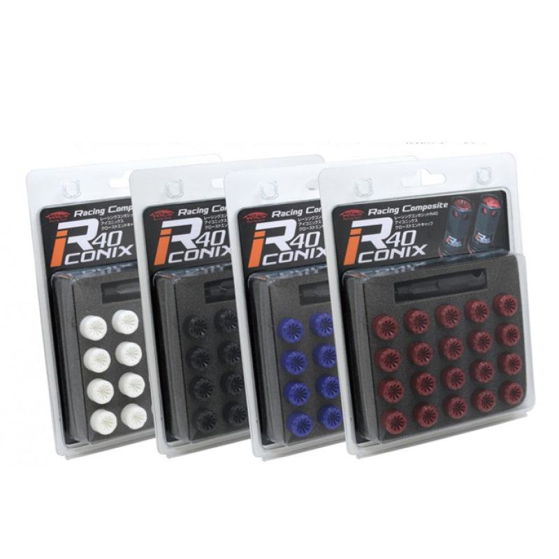Project Kics 14x1.50 Neochrome R40 Lug Nuts (Blue Cap) - 20 Pcs (WRIA14NU)
