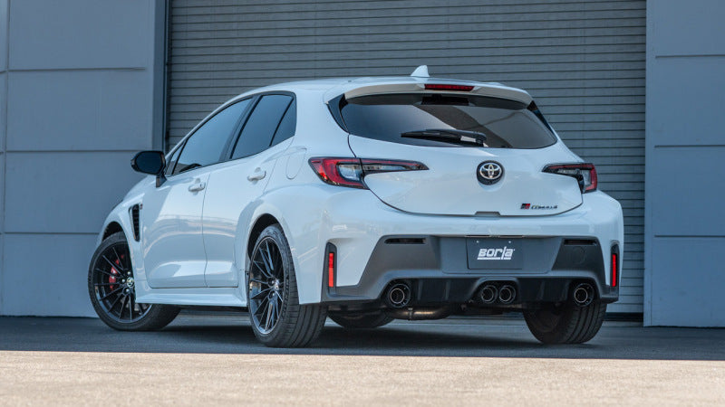 Borla 2023-2024 Toyota GR Corolla ATAK Cat-Back System - Carbon Fiber & Black Anodized - photo 2