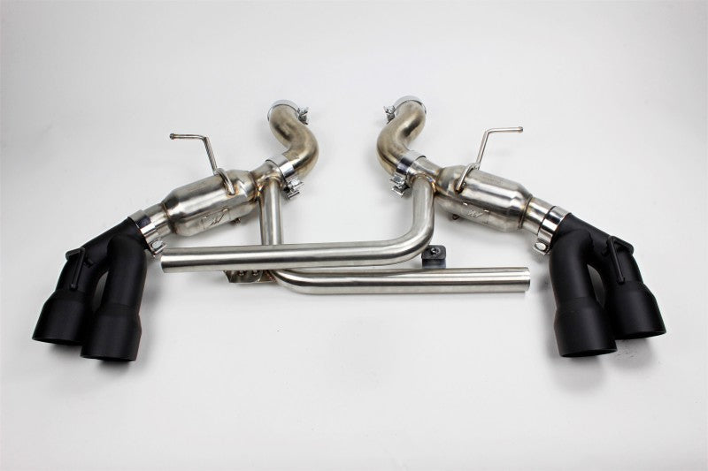 Mishimoto 2016+ Chevrolet Camaro SS Quad-Tip Pro Axle-Back Exhaust with Black Tips