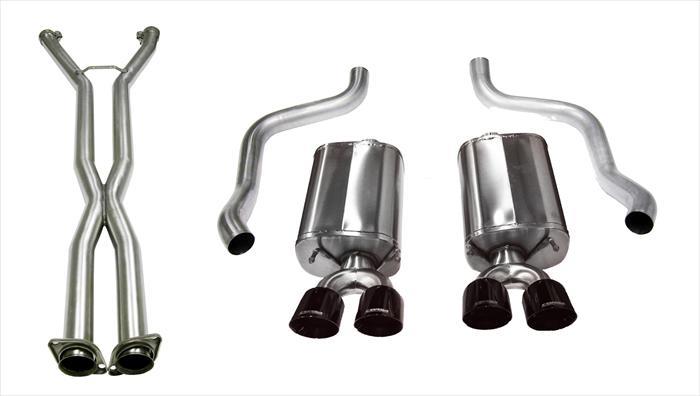 CORSA Performance 2009-2013 Chevrolet Corvette C6 6.2L V8 LS3 Manual Black Sport 3in Cat-Back - photo 4