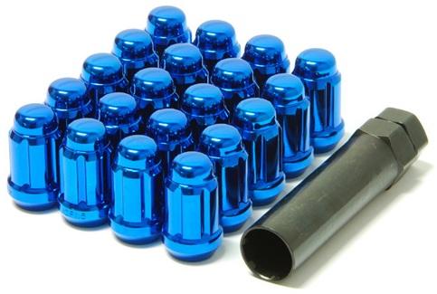 Muteki Closed End Lug Nuts - Blue 12x1.50 (41886U)