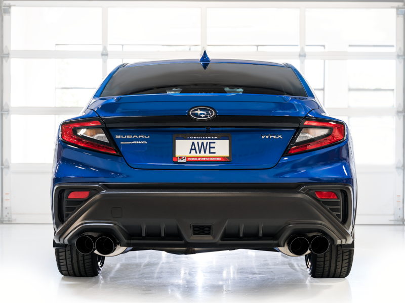 AWE Tuning 2022+ VB Subaru WRX Track Edition Exhaust - Diamond Black Tips - photo 5