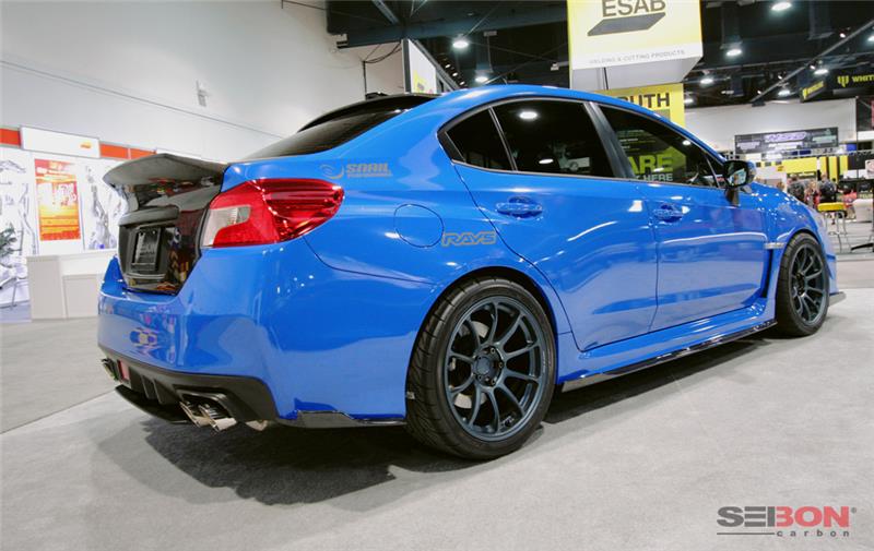 Seibon 2015+ Subaru WRX/STI MB-Style Carbon Fiber Rear Lip - photo 4