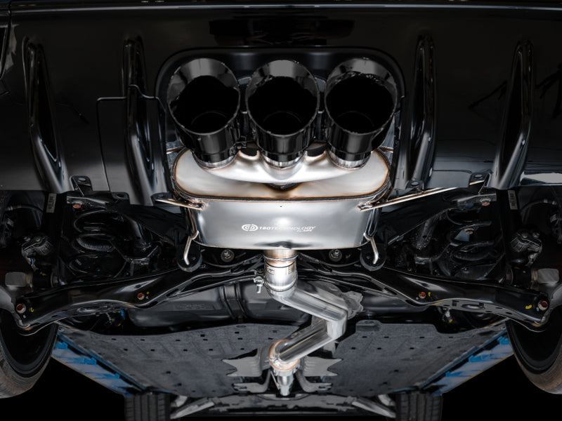AWE Tuning 2023 Honda Civic Type R FL5 Touring Edition Exhaust with Triple Diamond Black Tips - photo 5