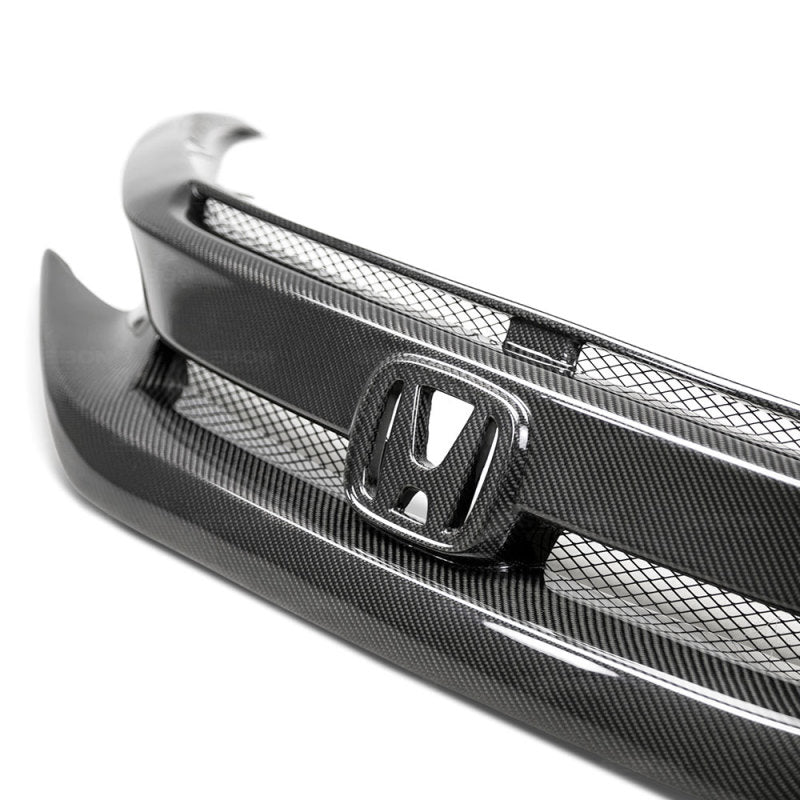 Seibon 2016-2018 Honda Civic OEM-Style Carbon Fiber Front Grill - photo 3