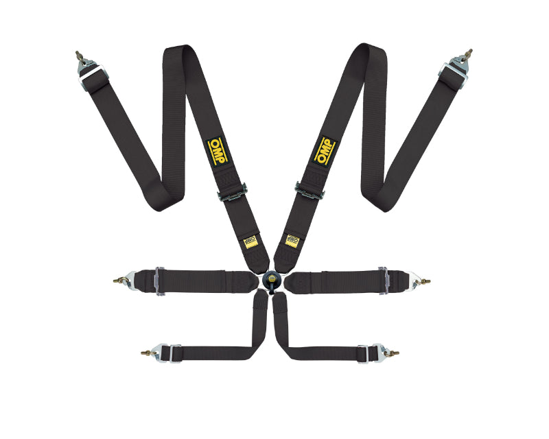 OMP First 3 Safety Harness Black (DA0-0204-B01-071)
