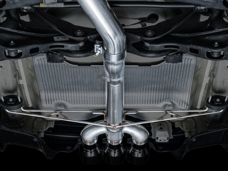 AWE Tuning 2024 Acura Integra Type S DE5 FWD Track Edition Exhaust with Triple Diamond Black Tips - photo 3