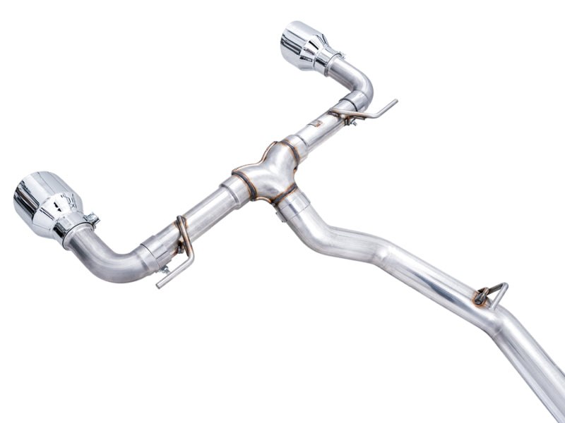 AWE Tuning Subaru BRZ/ Toyota GR86/ Toyota 86 Track Edition Cat-Back Exhaust - Chrome Silver Tips - photo 5