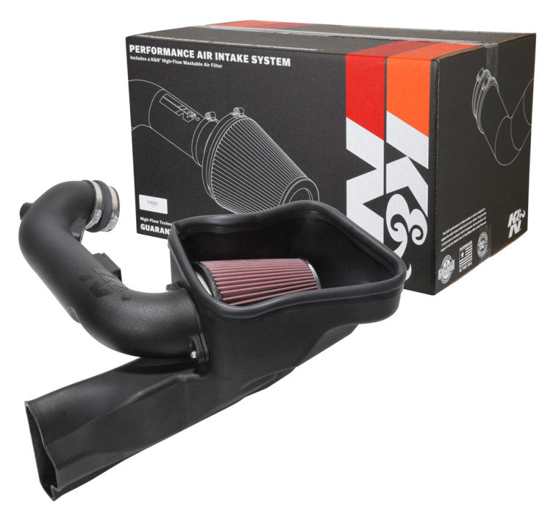 K&N 2018 Ford Mustang GT V8 5.0L F/I AirCharger Performance Intake (knn63-2605) - photo 8