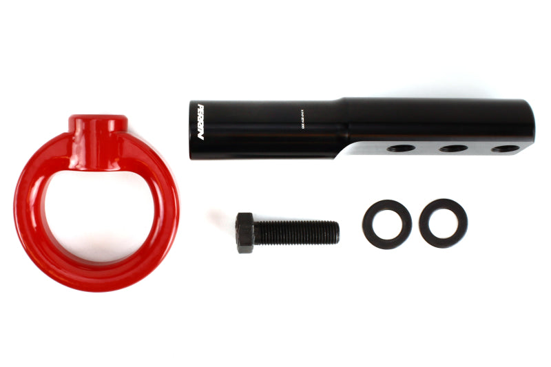 Perrin 17-21 Honda Civic Si/Type R/Touring/Hatchback Tow Hook Kit Front - Red (PHP-BDY-231RD) - photo 4