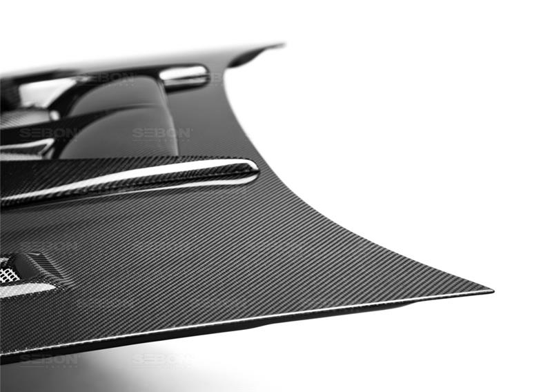 Seibon 2004-2005 Subaru WRX/STI CW Carbon Fiber Hood - photo 5