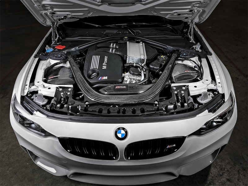 aFe Momentum GT Pro 5R Cold Air Intake System 2015-2017 BMW M3/M4 S55 (tt) (afe54-76305-CF)