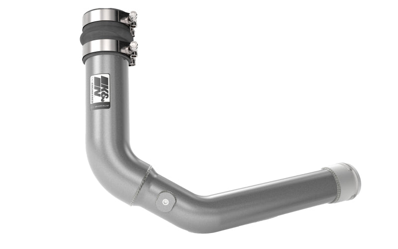 K&N Engineering 22-23 Subaru WRX 2.4L H4 Aluminum Charge Pipe Kit - Gunmetal Gray
