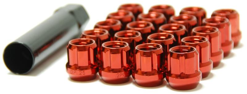 Muteki Open End Lug Nuts - Red 12x1.25 (31885R)