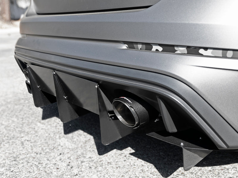 aFe Takeda 3in 304 Stainless Steel Axle-Back Exhaust System with Carbon Fiber Tips 2016-2018 Ford Focus RS I4-2.3L - photo 6