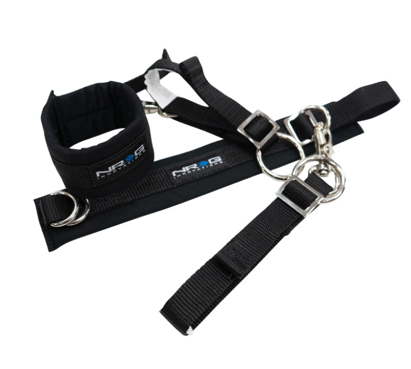 NRG SFI 3.3 Arm Restraints One Pair - Black (SBH-AR01BK)