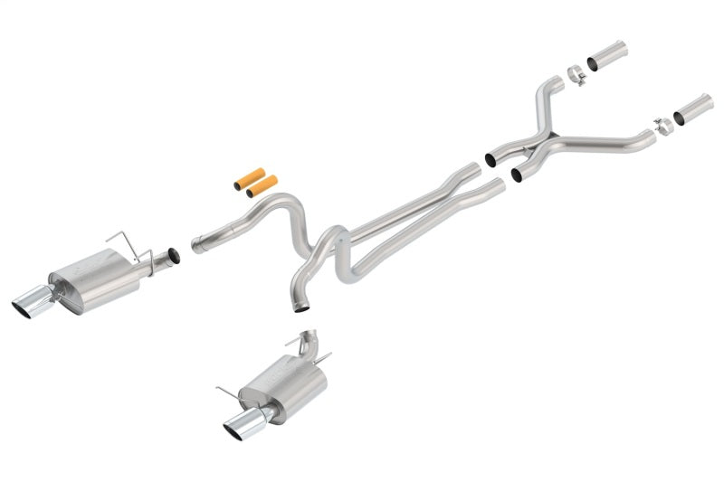 Borla 2013-2014 Mustang GT/Boss 302 5.0L V8 RWD Single Split Rear Exit ATAK Cat-Back Exhaust - photo 2