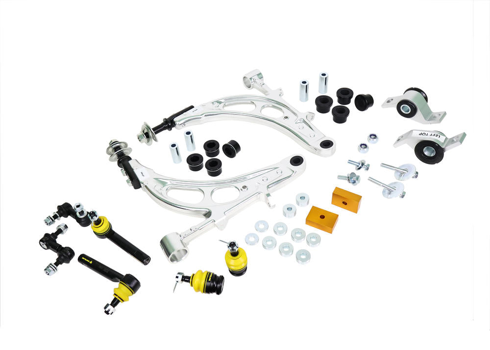 Whiteline front lower control arm kit with endlinks anti-lift roll centre correction for Subaru WRX STI