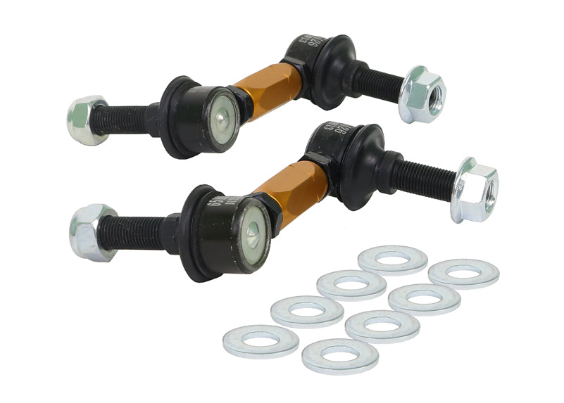 Whiteline front adjustable sway bar links for Nissan 350Z and Chevrolet Corvette
