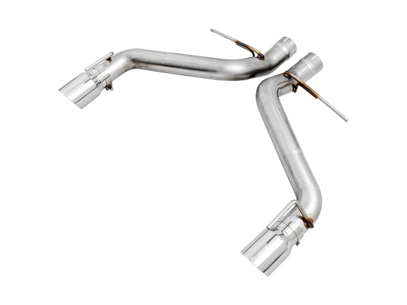 AWE Tuning 2016-2019 Chevrolet Camaro SS Axle-Back Exhaust - Track Edition (Chrome Silver Tips)