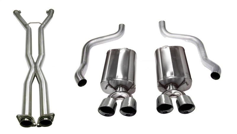 CORSA Performance 2009-2013 Chevrolet Corvette C6 6.2L V8 LS3 (Manual) 2.5in Sport Cat-Back Exhaust