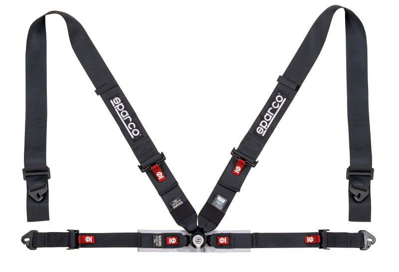 Sparco Belt 4-Point 3in/2in Competition Harness - Black