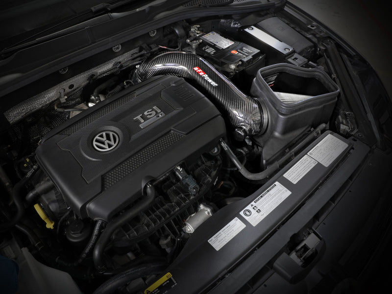 aFe 2015-2019 VW Golf R (MKVII) L4-2.0L (t) Track Series Carbon Fiber Intake System w/ Pro DRY S Filter (afe57-10016D) - photo 8
