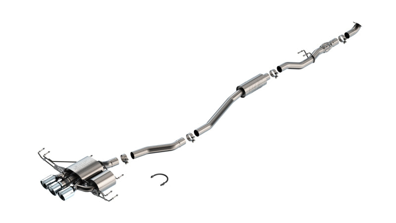 Borla 2023 Honda Civic Type R MT ATAK Cat-Back Exhaust with 4in Tips