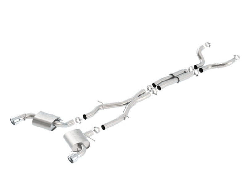 Borla 2016-2017 Chevrolet Camaro SS 6.2L ATAK Cat-Back Single Split Rear Exit Exhaust with Single Tips