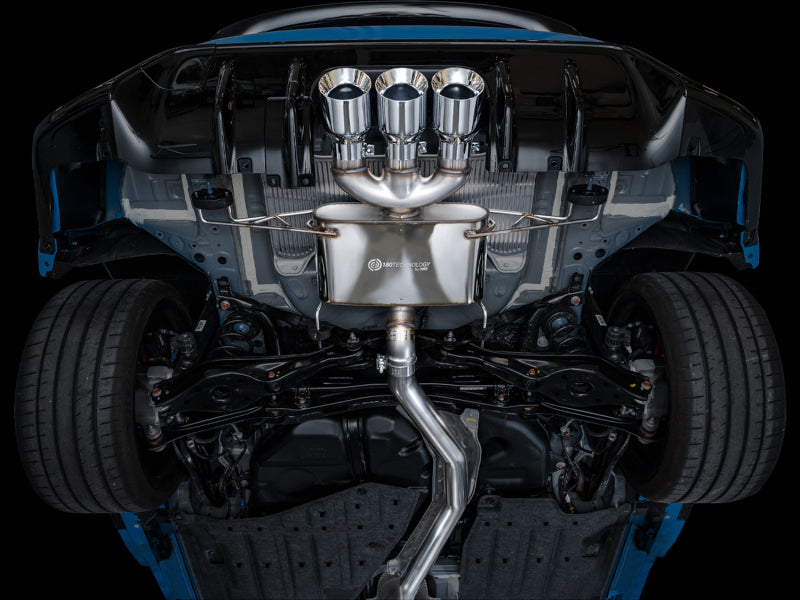 AWE Tuning 2023 Honda Civic Type R FL5 Touring Edition Exhaust with Triple Chrome Silver Tips - photo 2