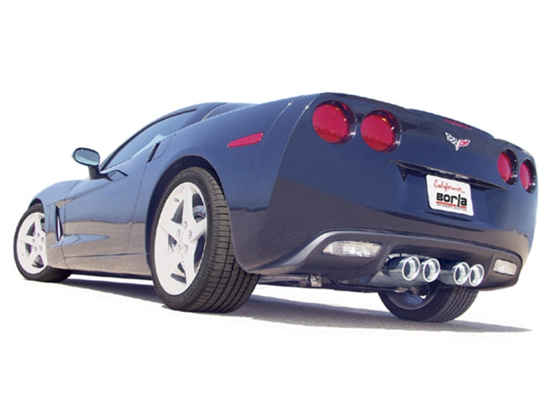 Borla 2005-2008 Chevrolet Corvette Coupe/Convertible 2dr 6.2L 8cyl AT/MT 6spd ATAK SS Cat-Back Exhaust - photo 3