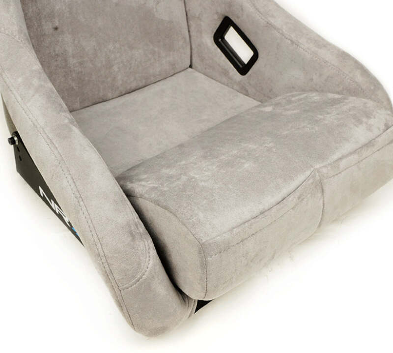 NRG FRP Bucket Seat ULTRA Edition - Large (Grey Alcantara/Pearlized Back) (FRP-302GY-ULTRA) - photo 7