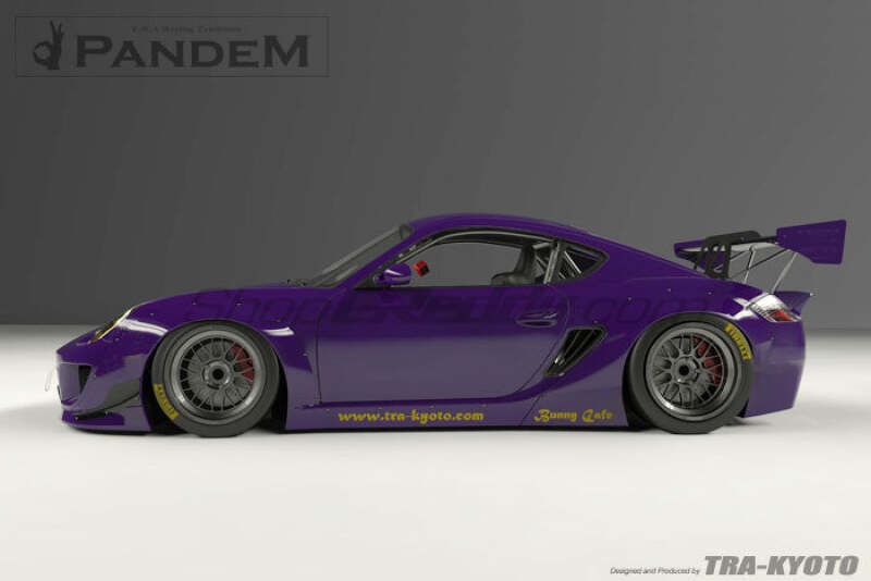 GReddy Pandem RB 2009-2012 Porsche Cayman Complete Wide Body Aero Kit WITH WING - photo 5