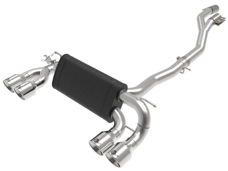 aFe MACH Force-Xp Exhausts Cat-Back SS 2019-2021 BMW M2 Competition L6-3.0L with Polished Tips