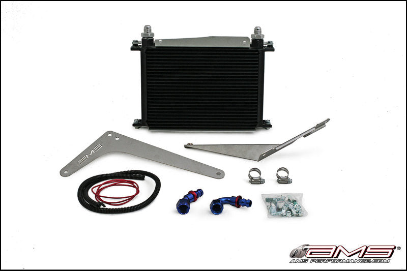 AMS Performance 2008-2015 Mitsubishi EVO X MR/Ralliart SST Transmission Oil Cooler Kit (amsAMS.04.02.0001-1)