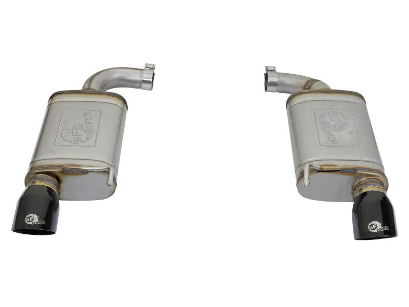 aFe MACH Force-Xp 2.5in 409 Stainless Axle-Back Exhaust with Black Tips 2015-2017 Ford Mustang I4-2.3L - photo 3