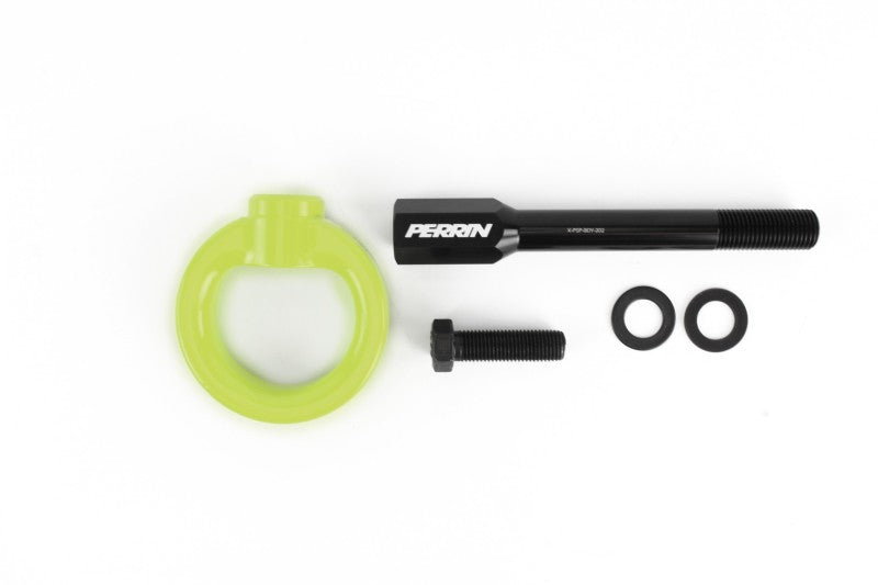 Perrin 02-07 Subaru WRX/STI Tow Hook Kit (Front) - Neon Yellow (PSP-BDY-230NY) - photo 4