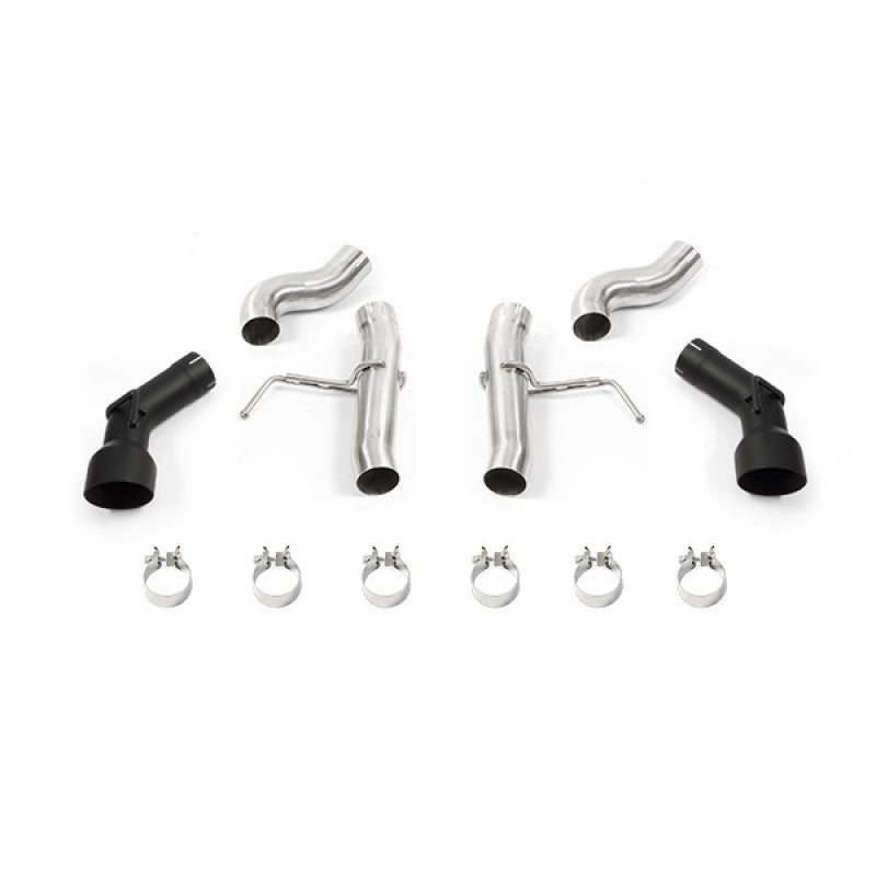 Mishimoto 2016+ Chevrolet Camaro SS Dual-Tip Race Axle-Back Exhaust with Black Tips - photo 2