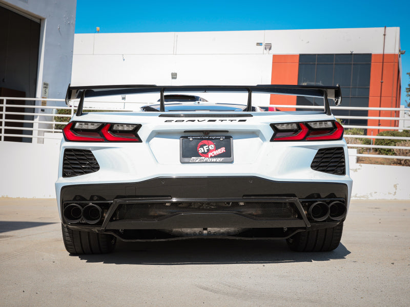 aFe MACH Force-Xp 2-1/2in 304 Stainless Steel Cat-Back 2020 Chevrolet Corvette (C8) 6.2L - Black Tip - photo 4