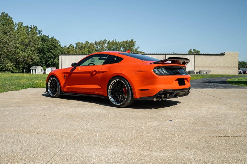 CORSA Performance 2020-2022 Ford Mustang GT500 3.0in Dual Rear Exit Cat-Back with Twin 5.0in Black Slash Cut Pro Tips - photo 4